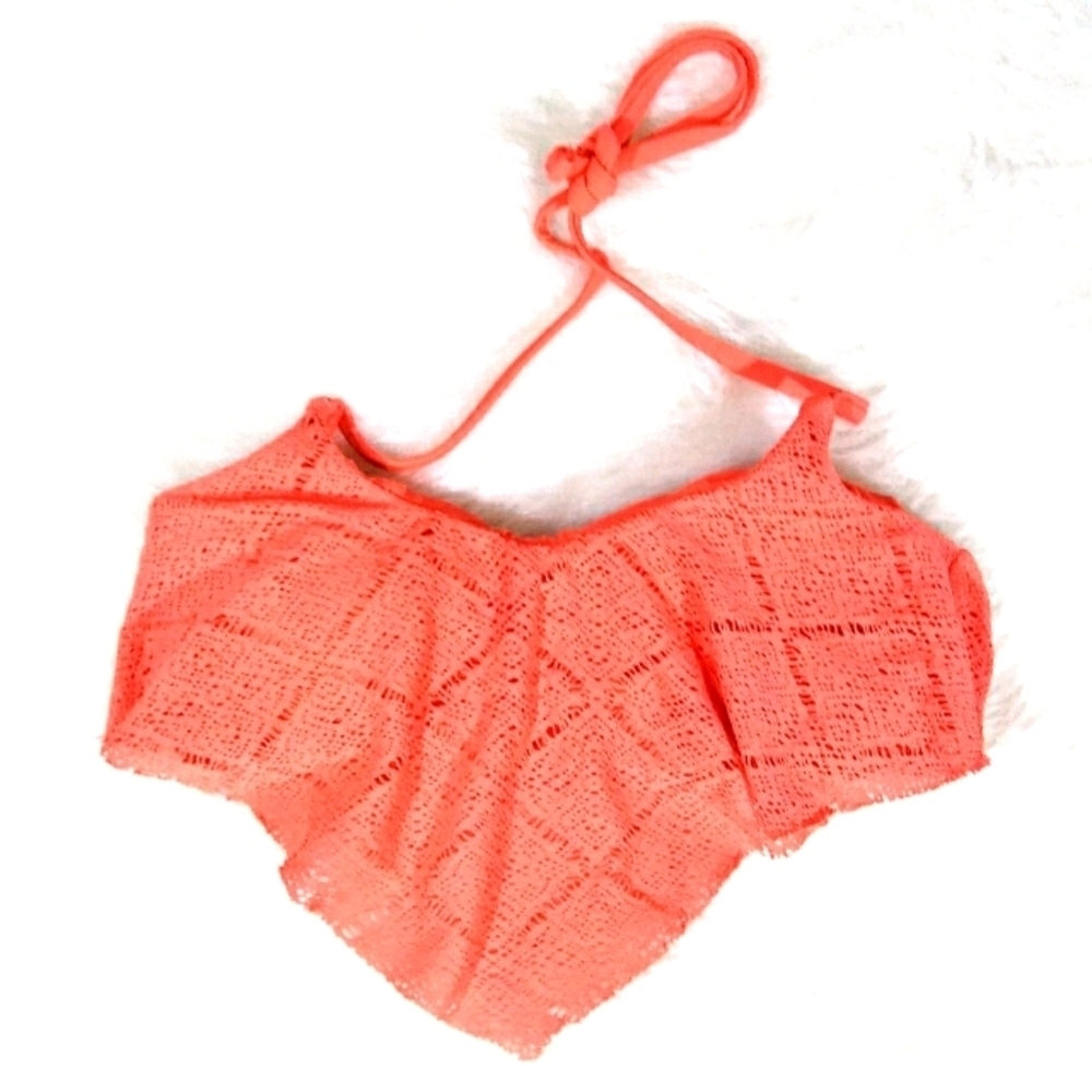 Xhilaration Women's Coral Bikini Top Size S/P